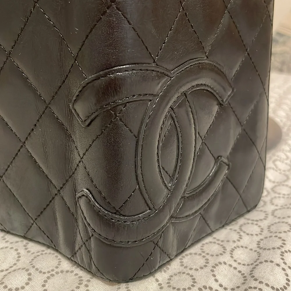 Chanel Cambon Quilted Bi-Fold Long Wallet